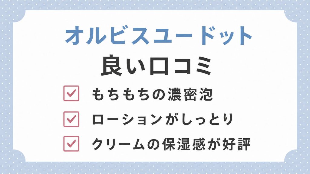 オルビスユー ドットの口コミ｜60代でも高評価だった評判を調査